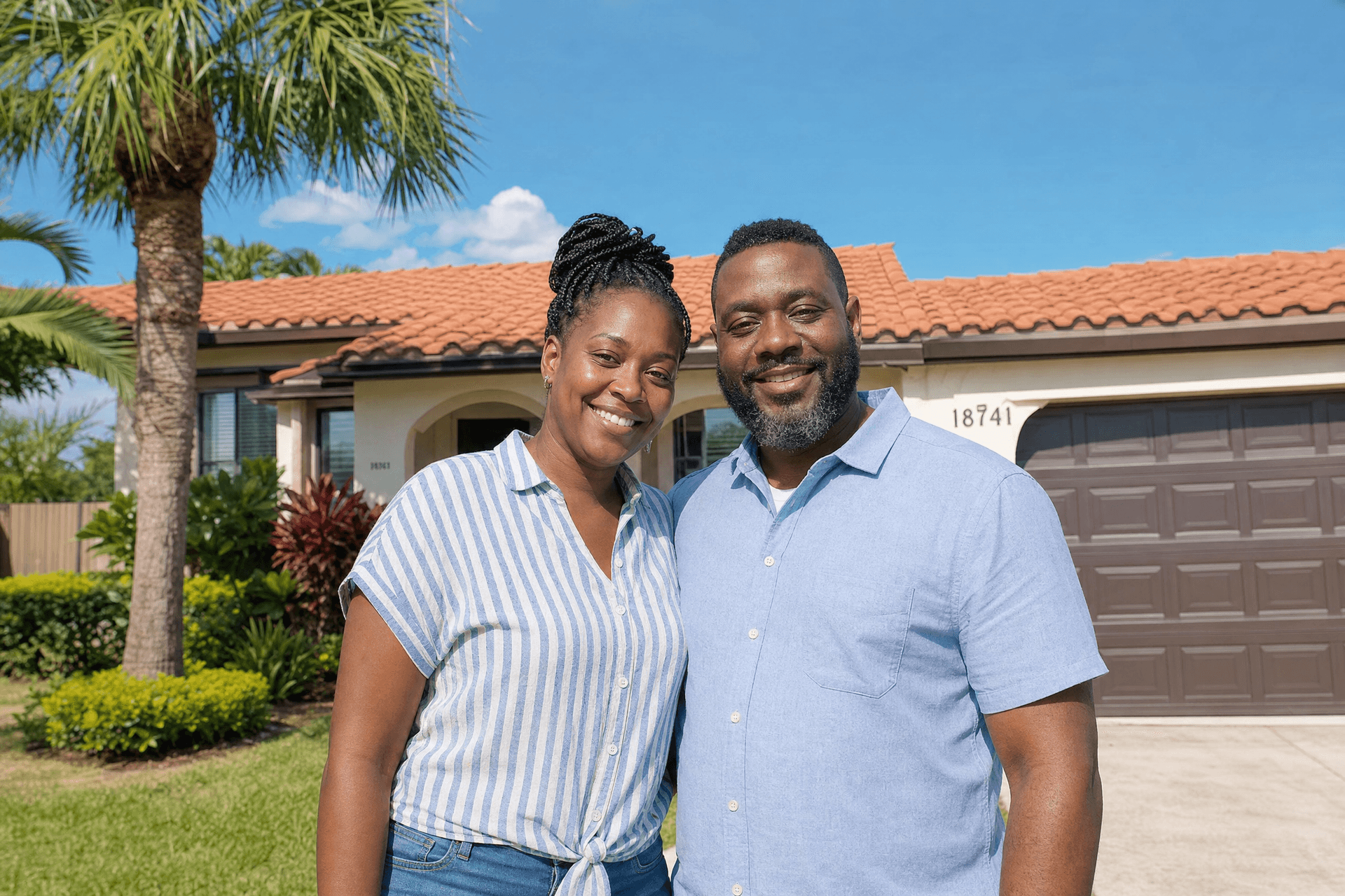 Happy South Florida homeowners after selling their house for cash to Cash4HomeFL